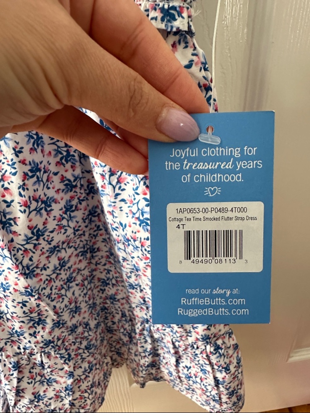 NWT RuffleButts toddler girl dress - Picture 2 of 5